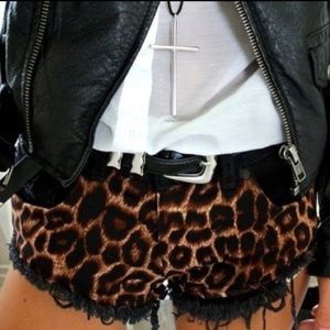 One Teaspoon - Leopard Trashwhores